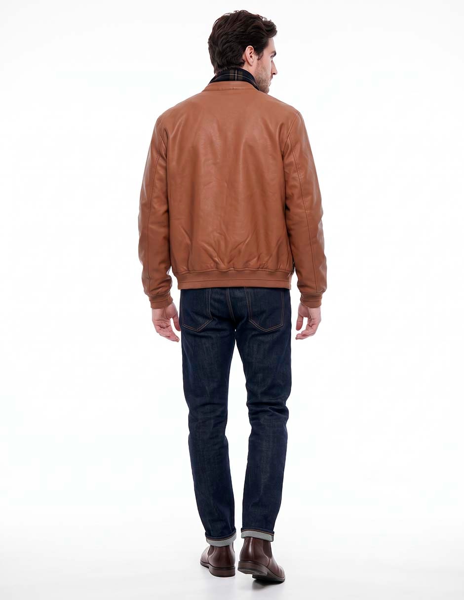 Chamarra casual con bolsillos para hombre 2