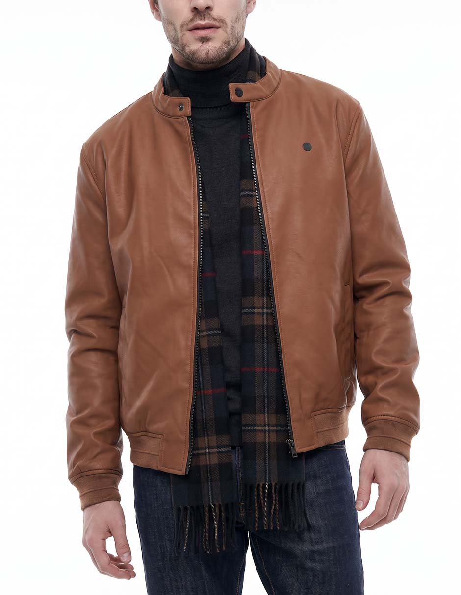 Chamarra casual con bolsillos para hombre 4