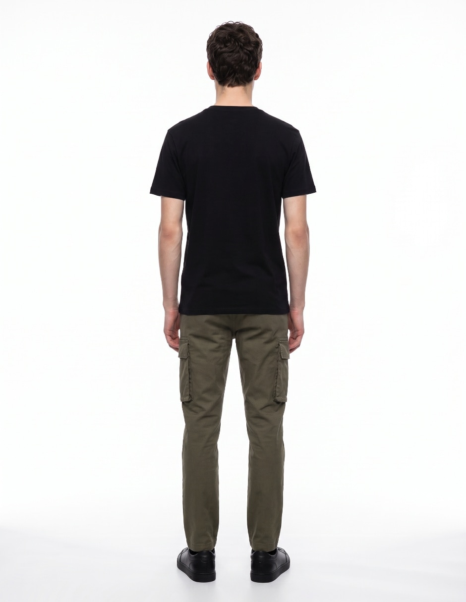 Playera cuello redondo para hombre 2