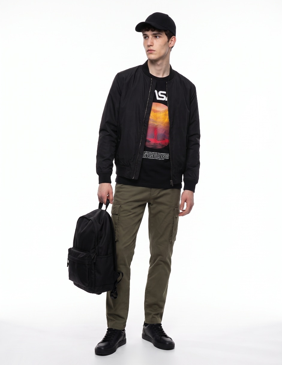 Playera cuello redondo para hombre 4