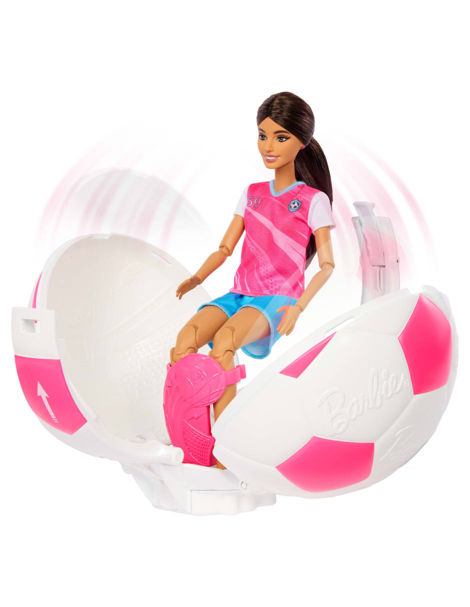 Muñeca roll & reveal jugadora de fútbol 3