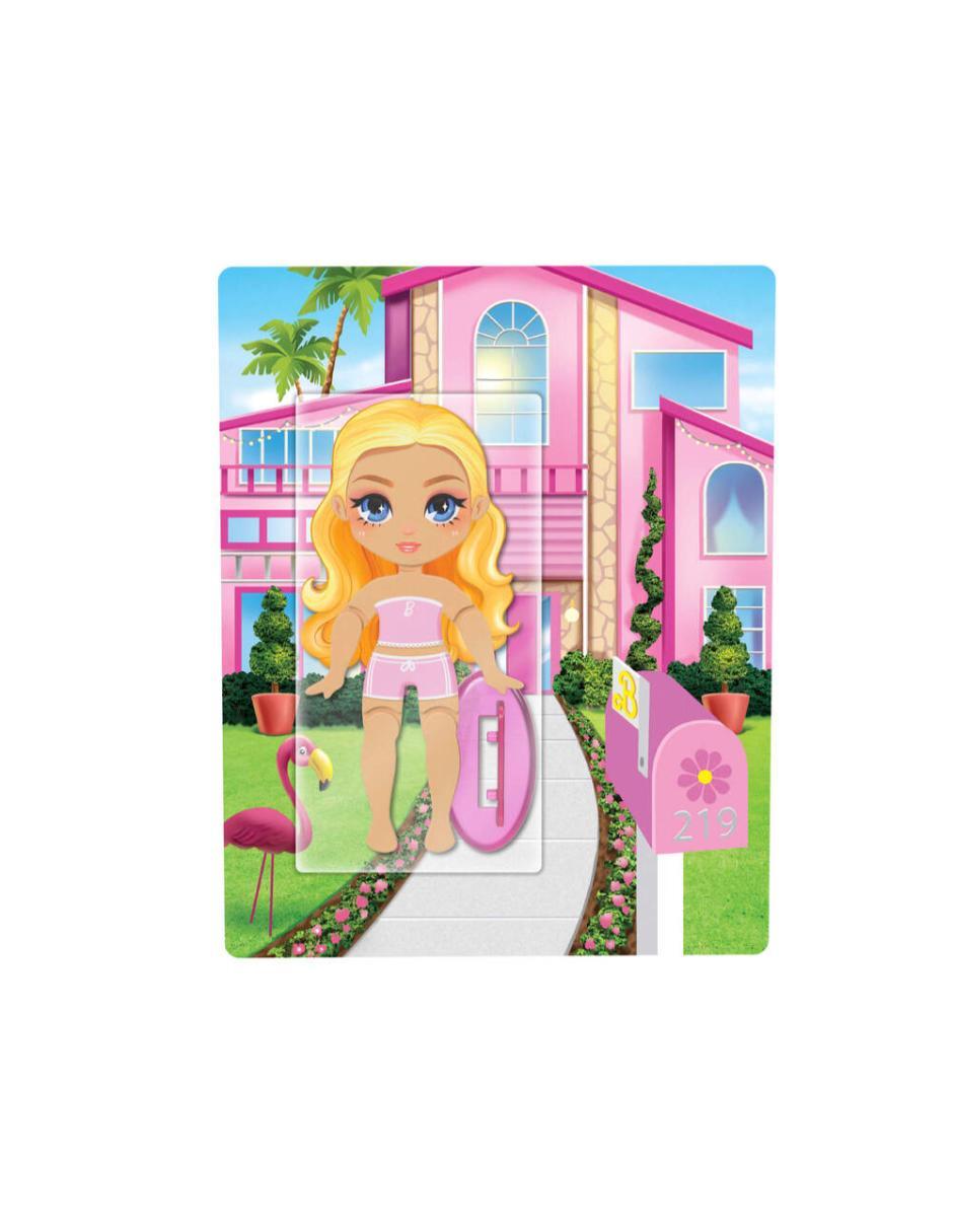 Muñeca miniatura barbi stickeee 3