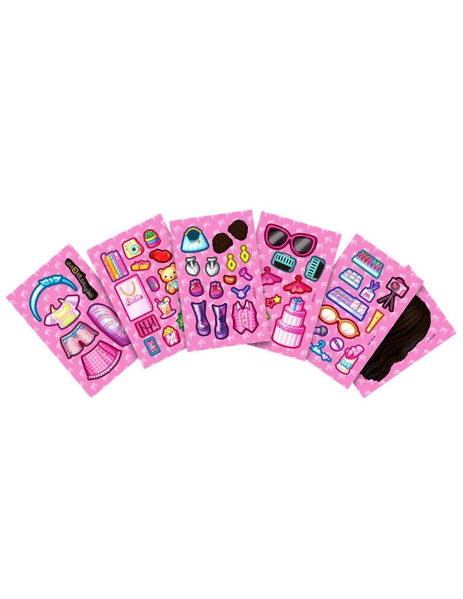 Muñeca miniatura barbi stickeee 2