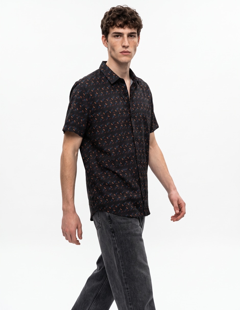 Camisa casual manga corta para hombre Camisa casual manga corta para hombre