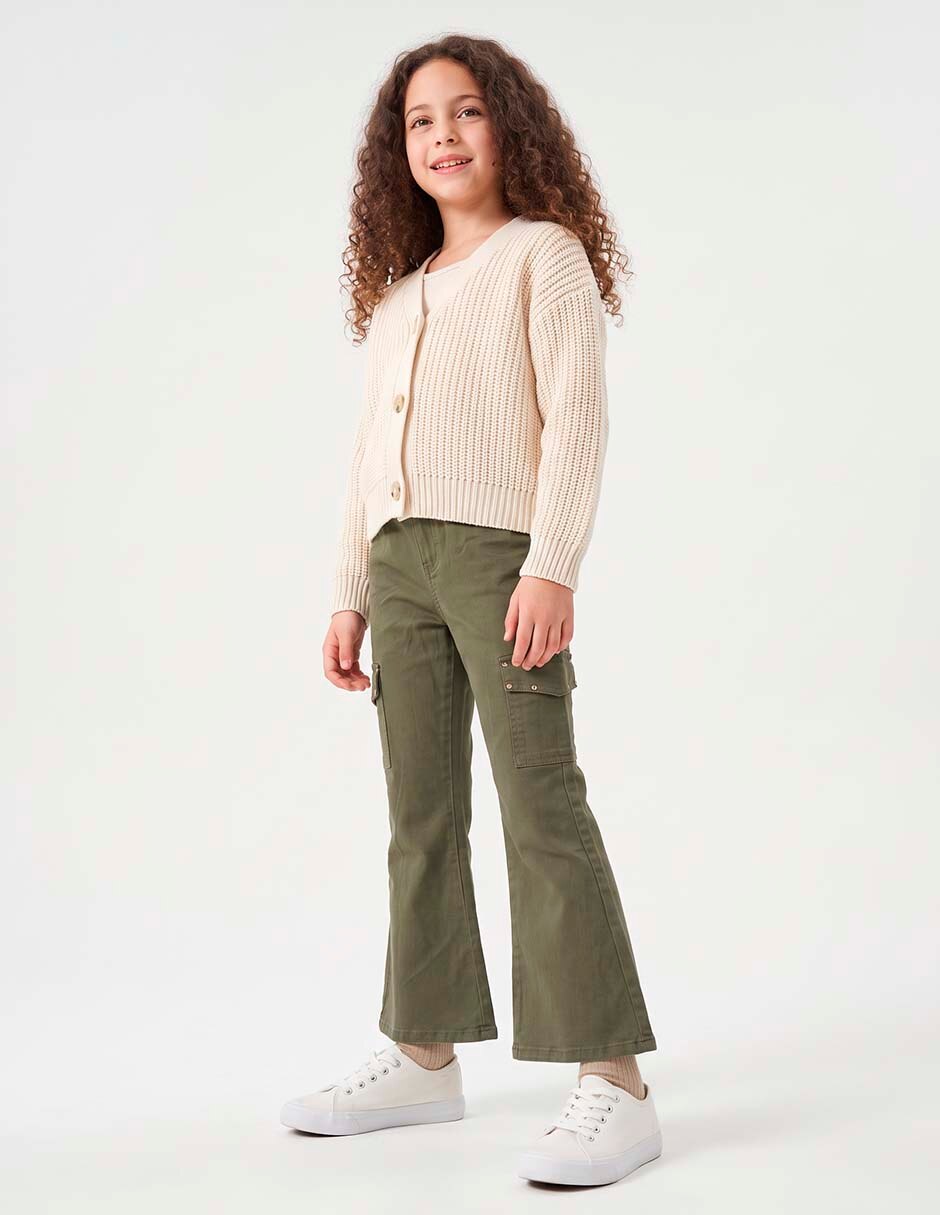 Pantalón cargo para niña 5