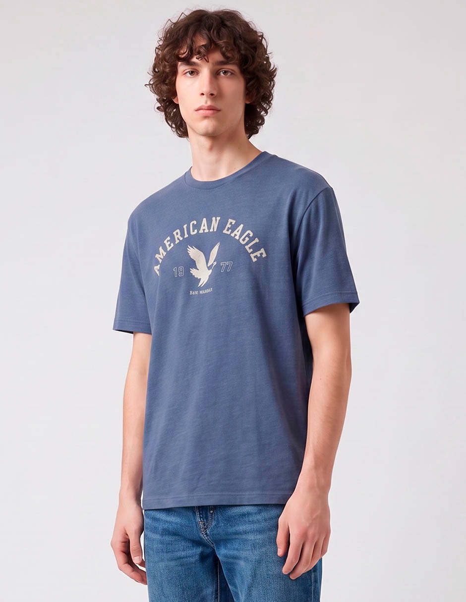 Playera american eagle cuello redondo para hombre