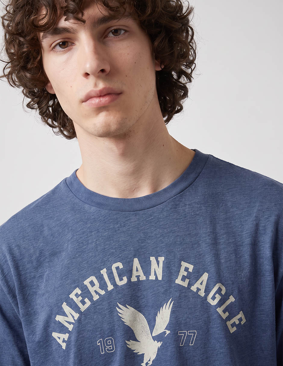 Playera american eagle cuello redondo para hombre