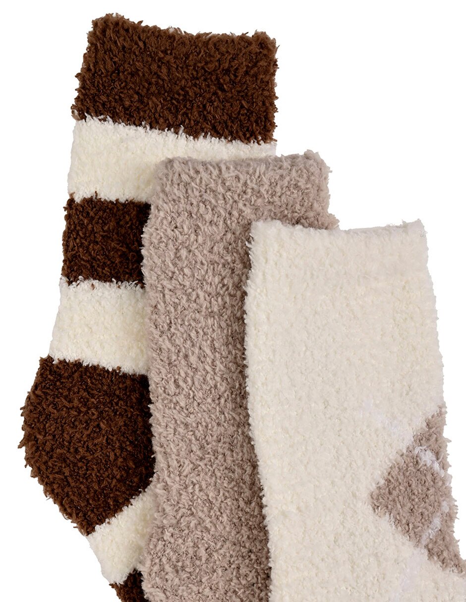Calceta para mujer 3 pares 3