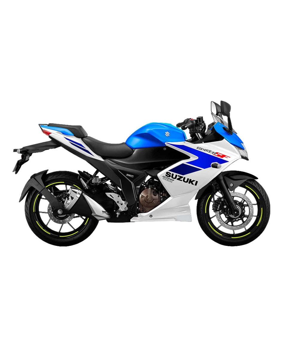 Motocicleta eléctrica Suz Gixxer Sf 250Cc Blanco 2027 4
