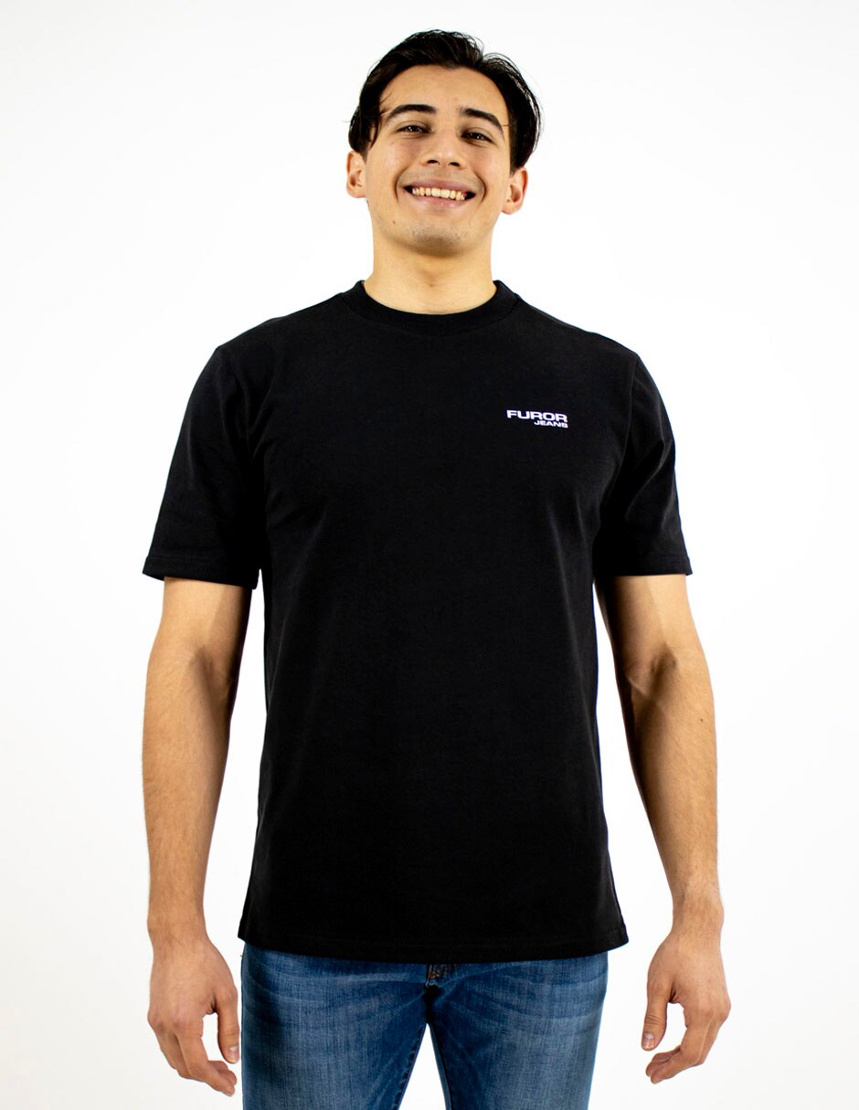Playera cuello redondo para hombre 1