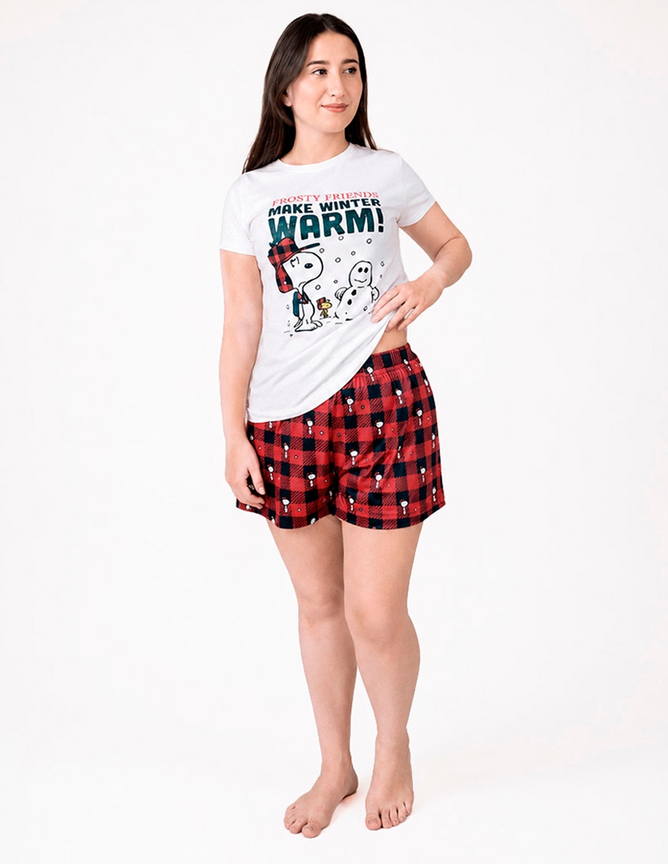 Conjunto pijama snoopy para mujer 3