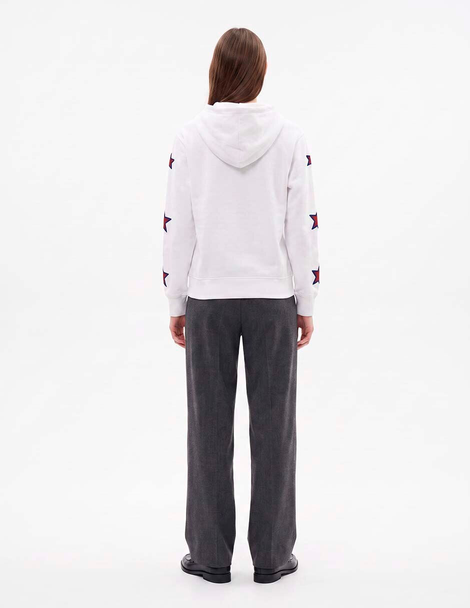 Sudadera con capucha y bolsa para mujer 2