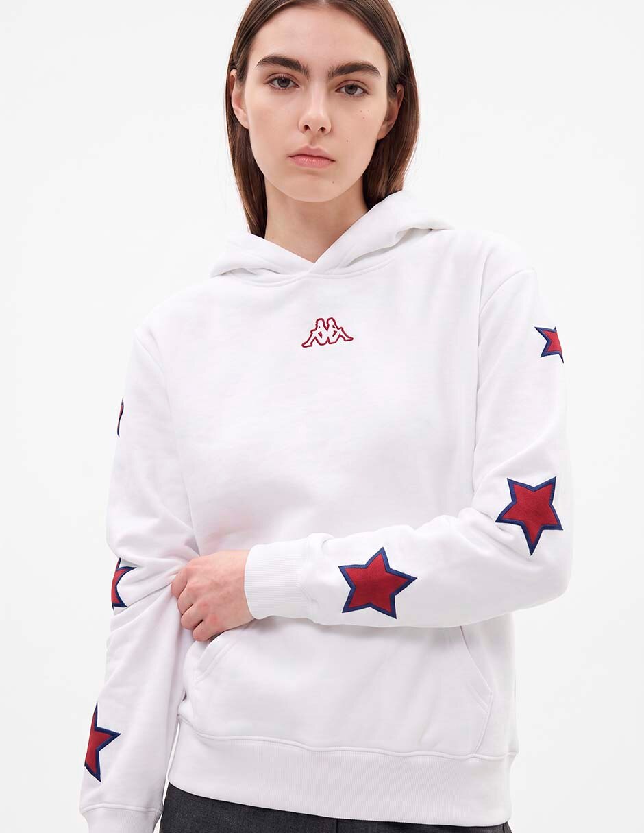 Sudadera con capucha y bolsa para mujer 4
