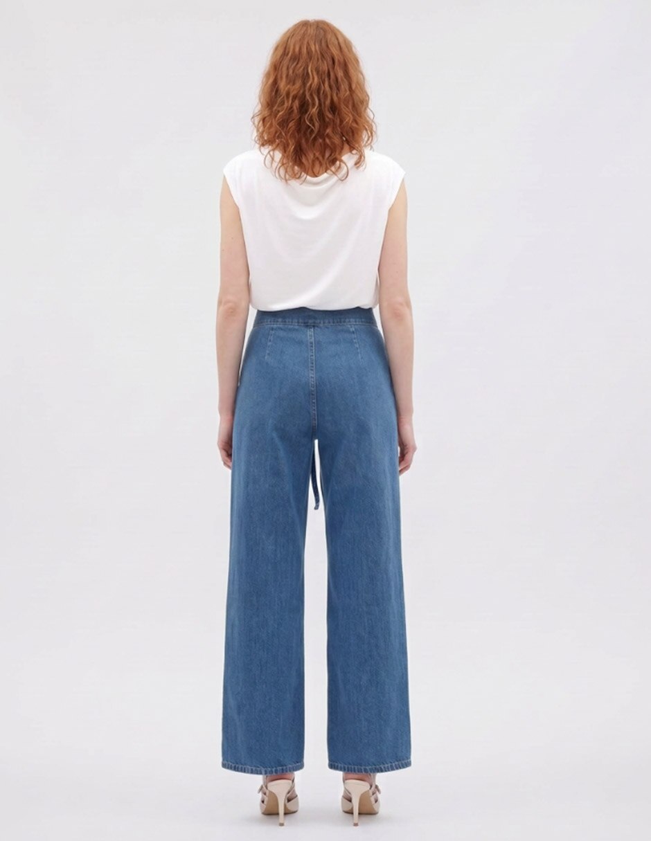 Jeans straight para mujer 2