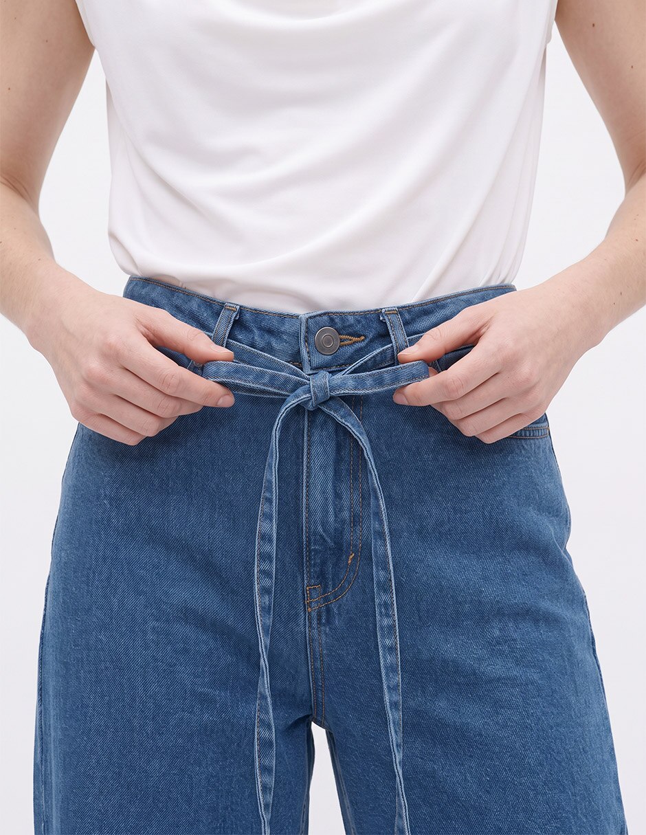 Jeans straight para mujer 4