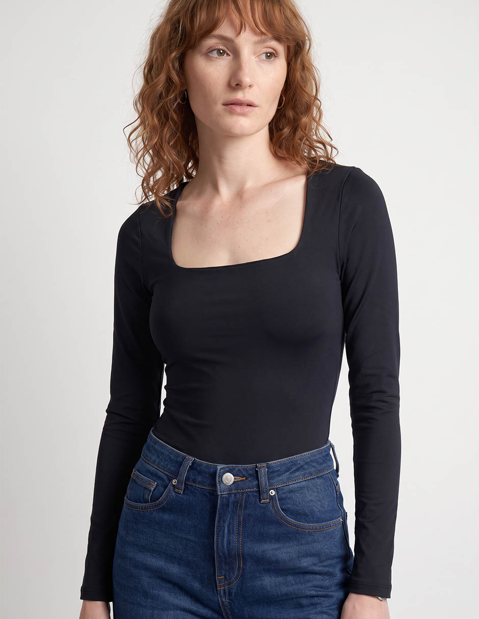 Blusa manga larga para mujer 3