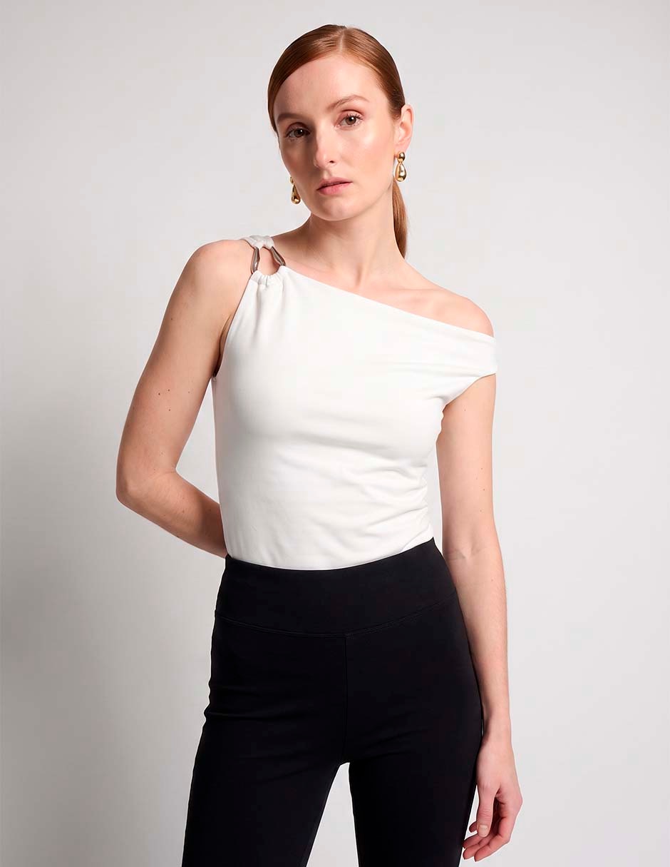 Legging media cintura con elástico para mujer