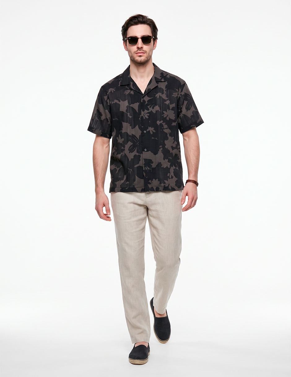 Camisa casual manga corta para hombre 3