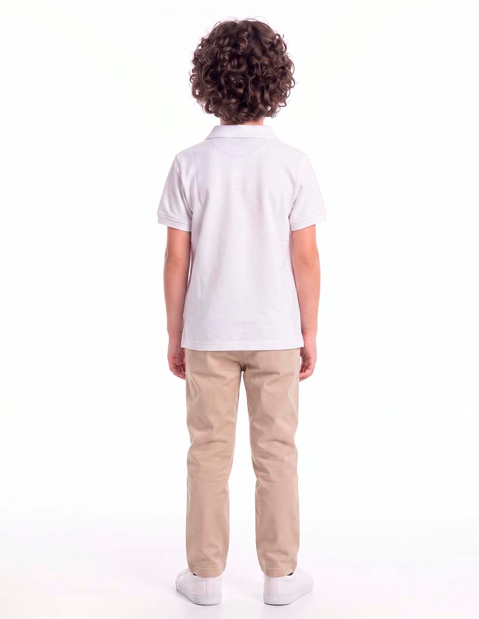 Playera tipo polo para niño 2
