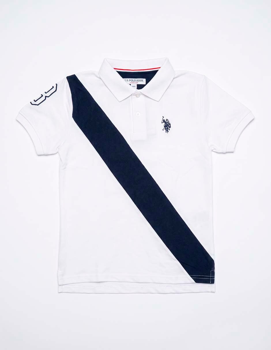 Playera tipo polo para niño 3