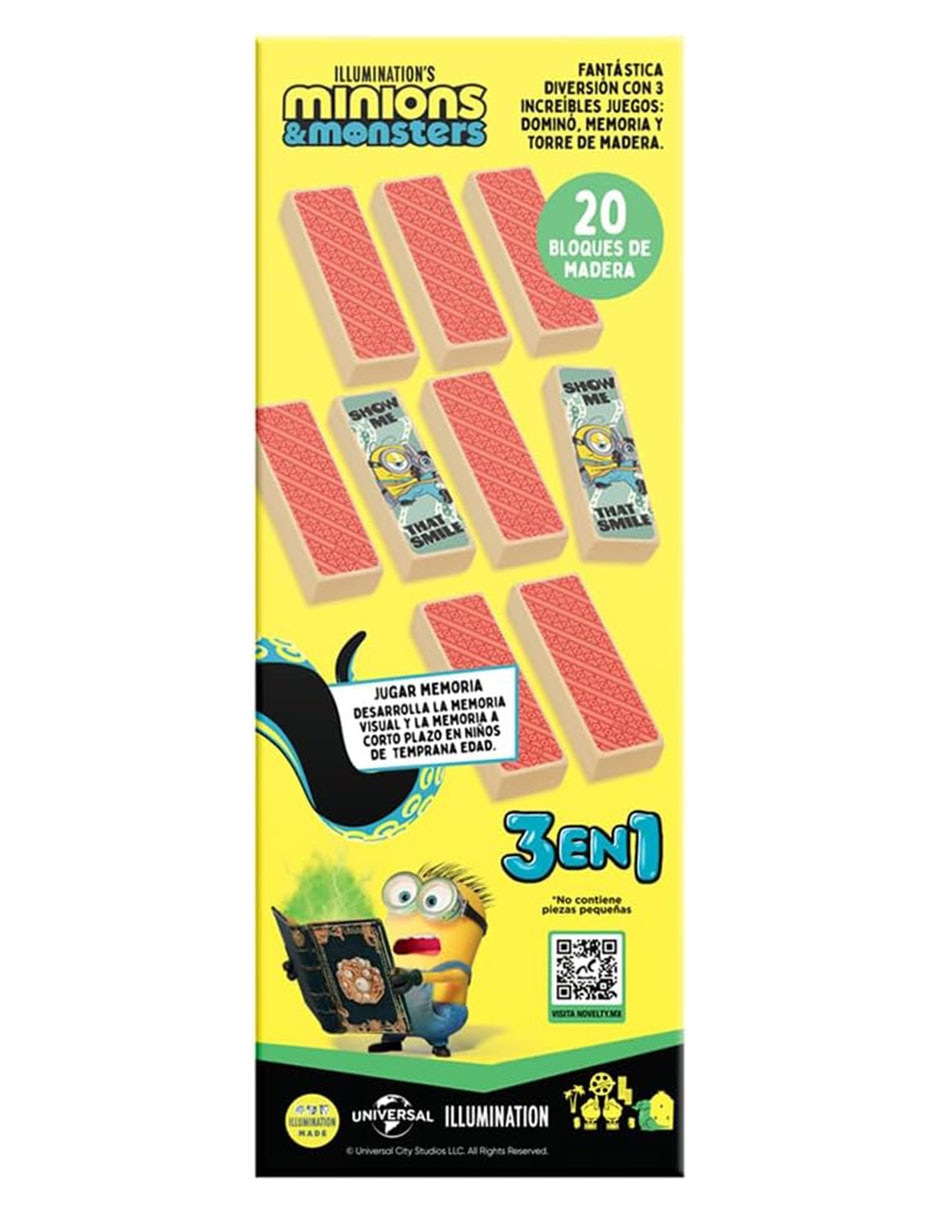Torre de madera 3 en 1 minions and monsters