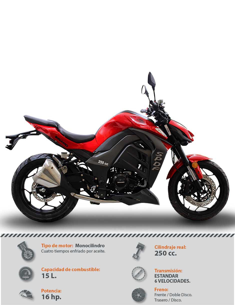 Motocicleta deportiva Speed Fire 250cc 2027