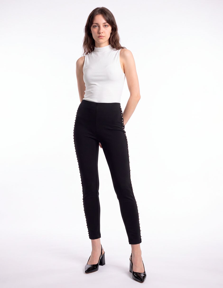 Legging a la cintura con elástico para mujer Legging a la cintura con elástico para mujer