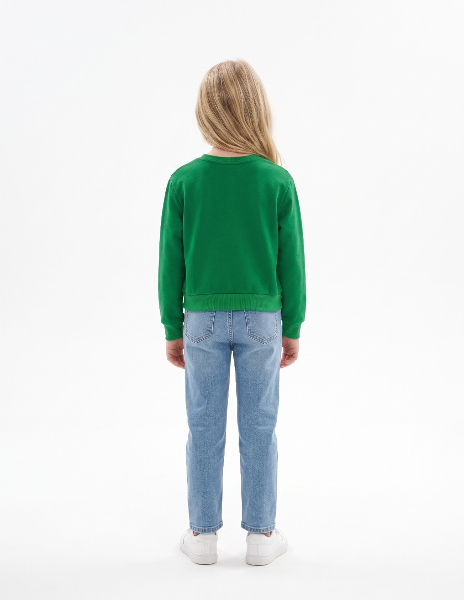 Sudadera navideña Stitch para niña 2