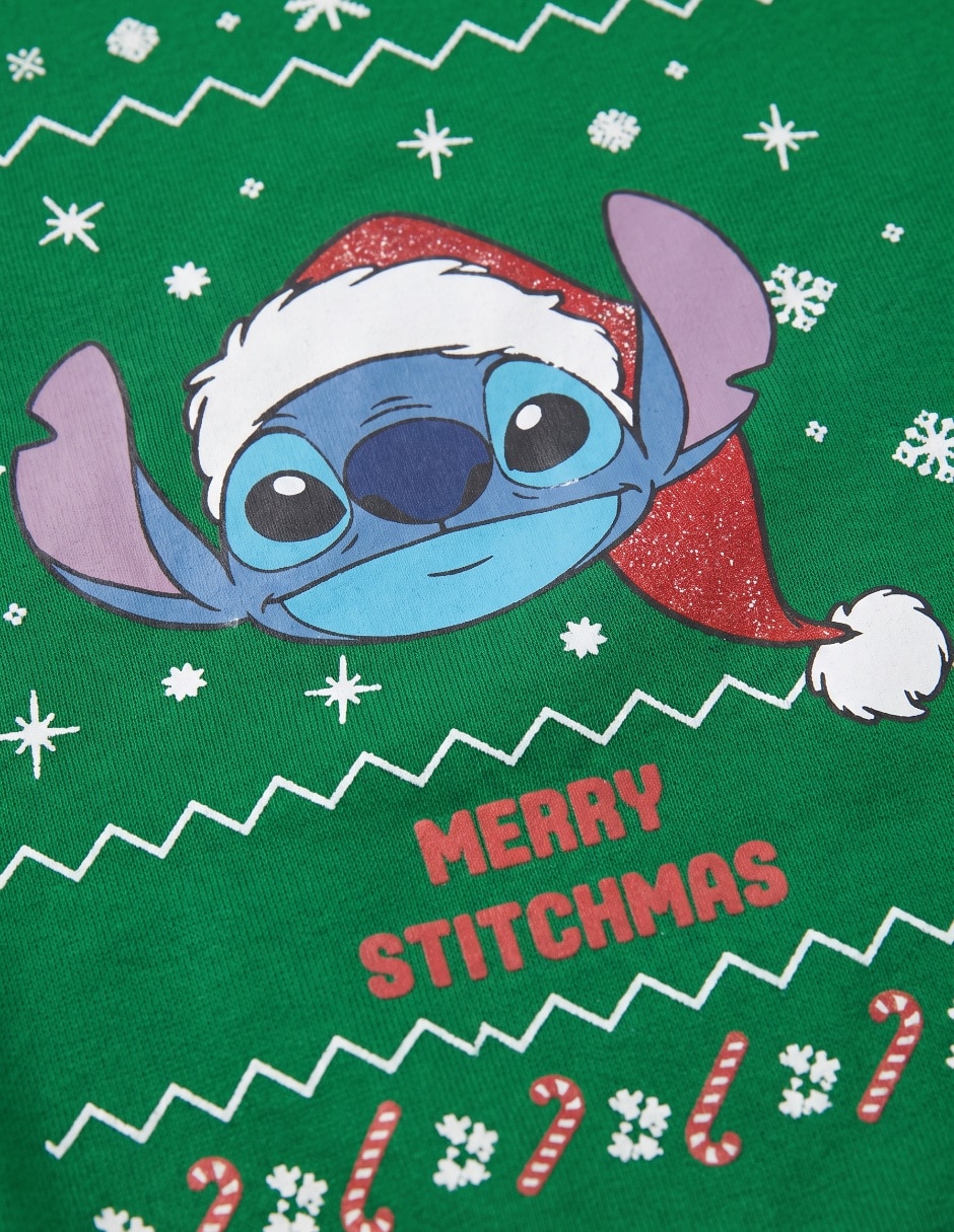 Sudadera navideña Stitch para niña 5