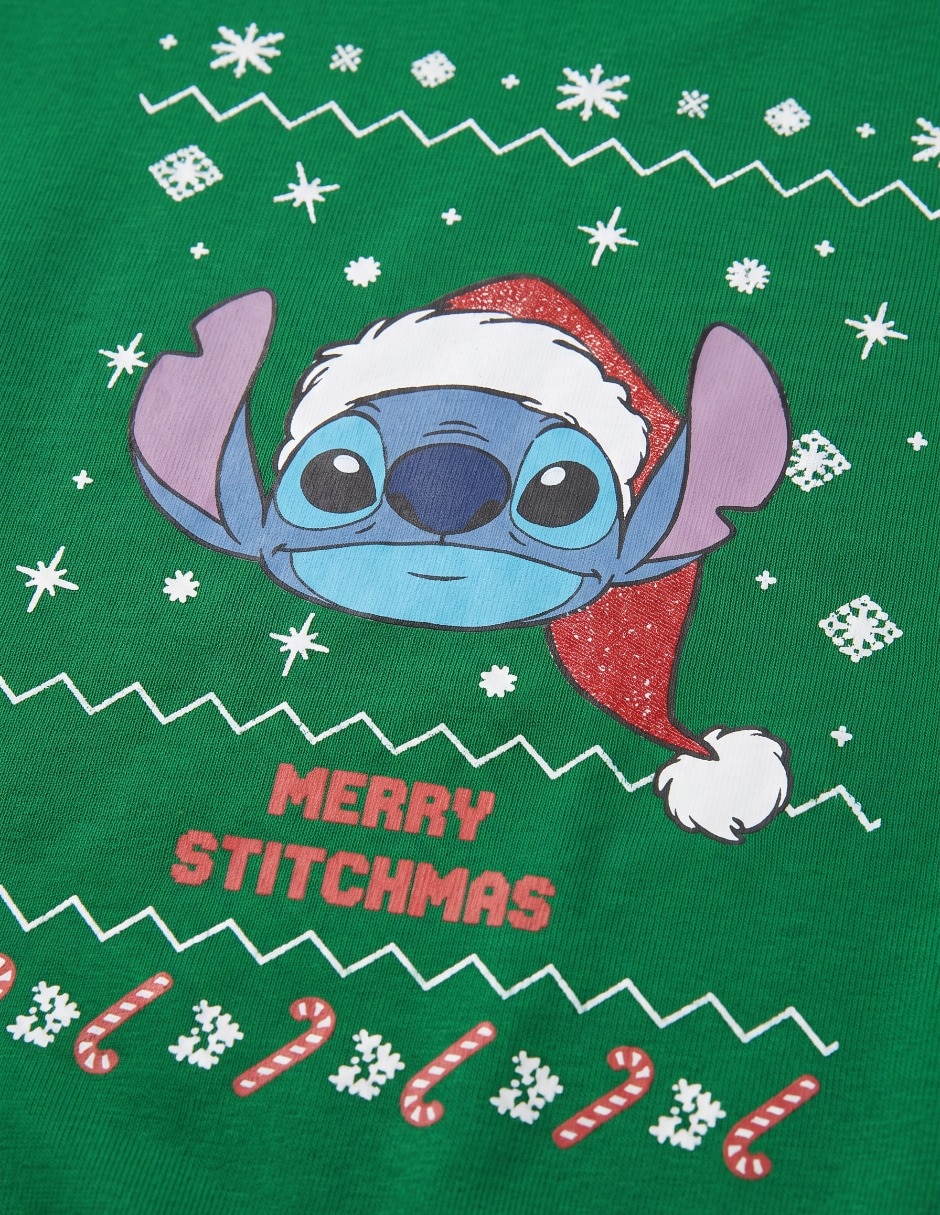 Sudadera navideña Stitch para niña 6