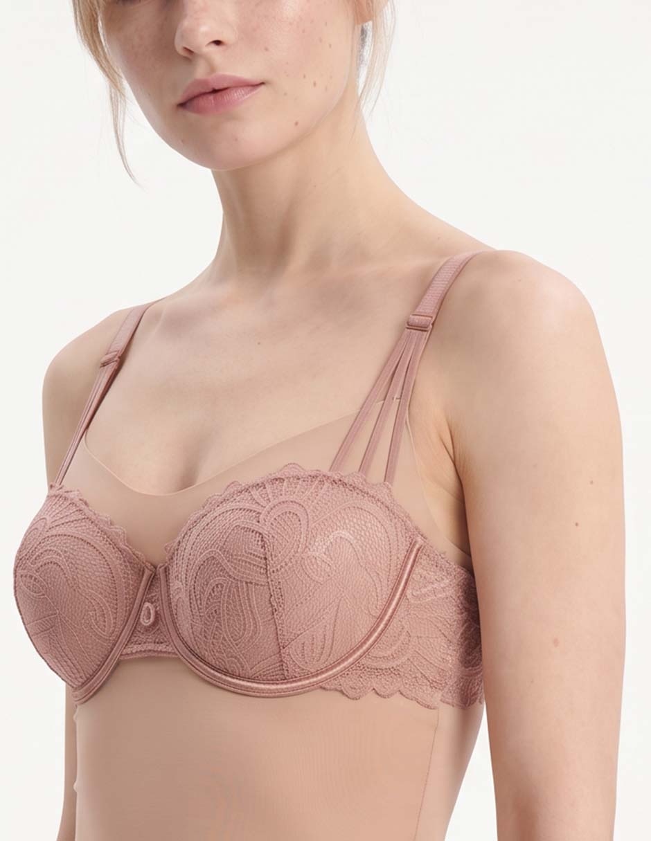 Brassiere demi para mujer 4