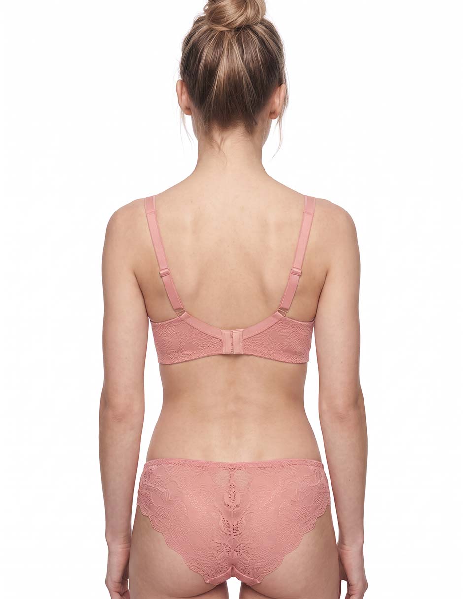 Brassiere balconette con copa para mujer 3