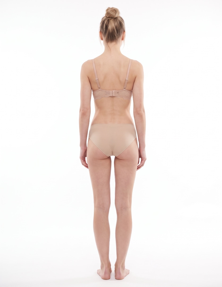 Brassiere demi con copa para mujer 3