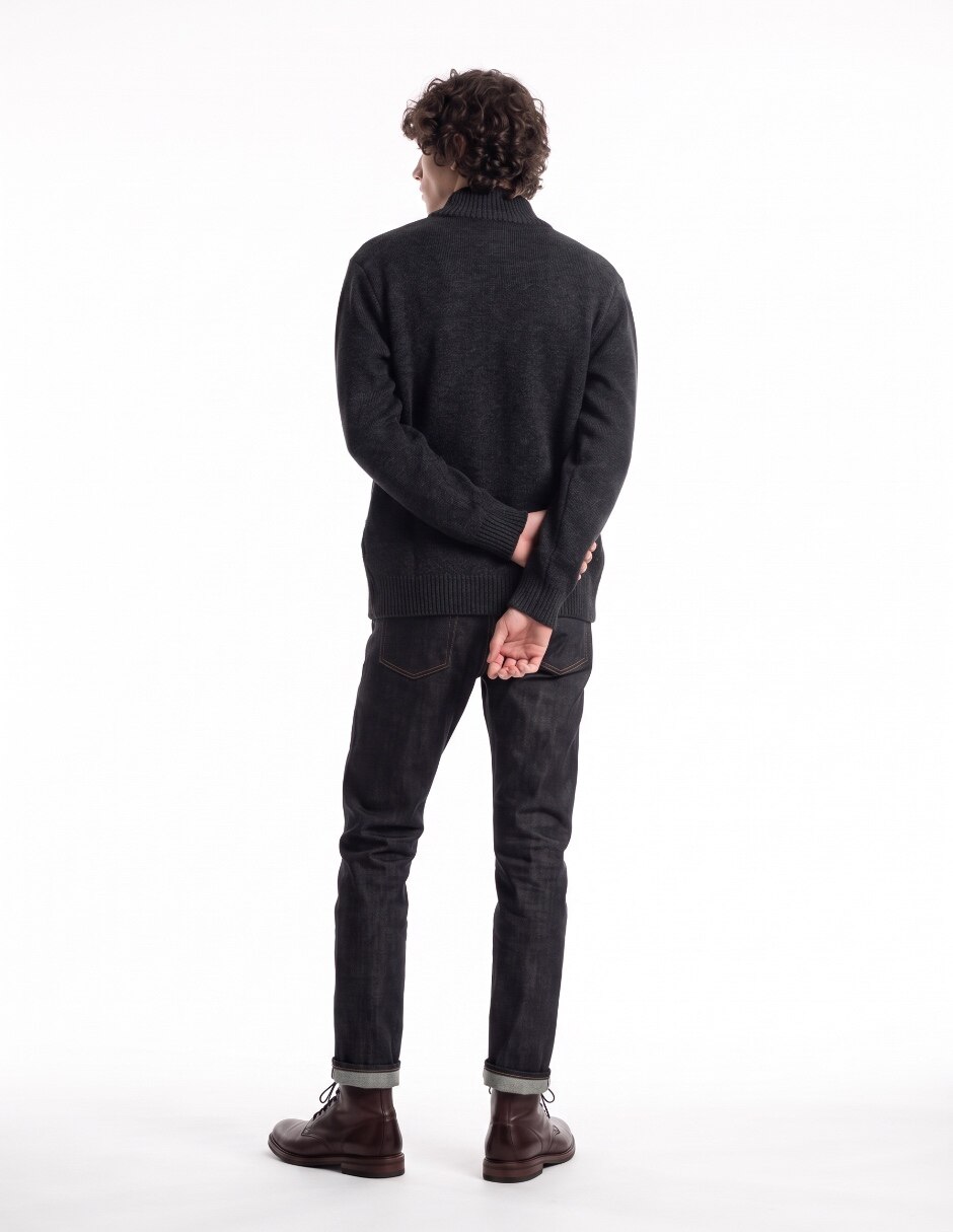 Suéter cuello redondo para hombre 2
