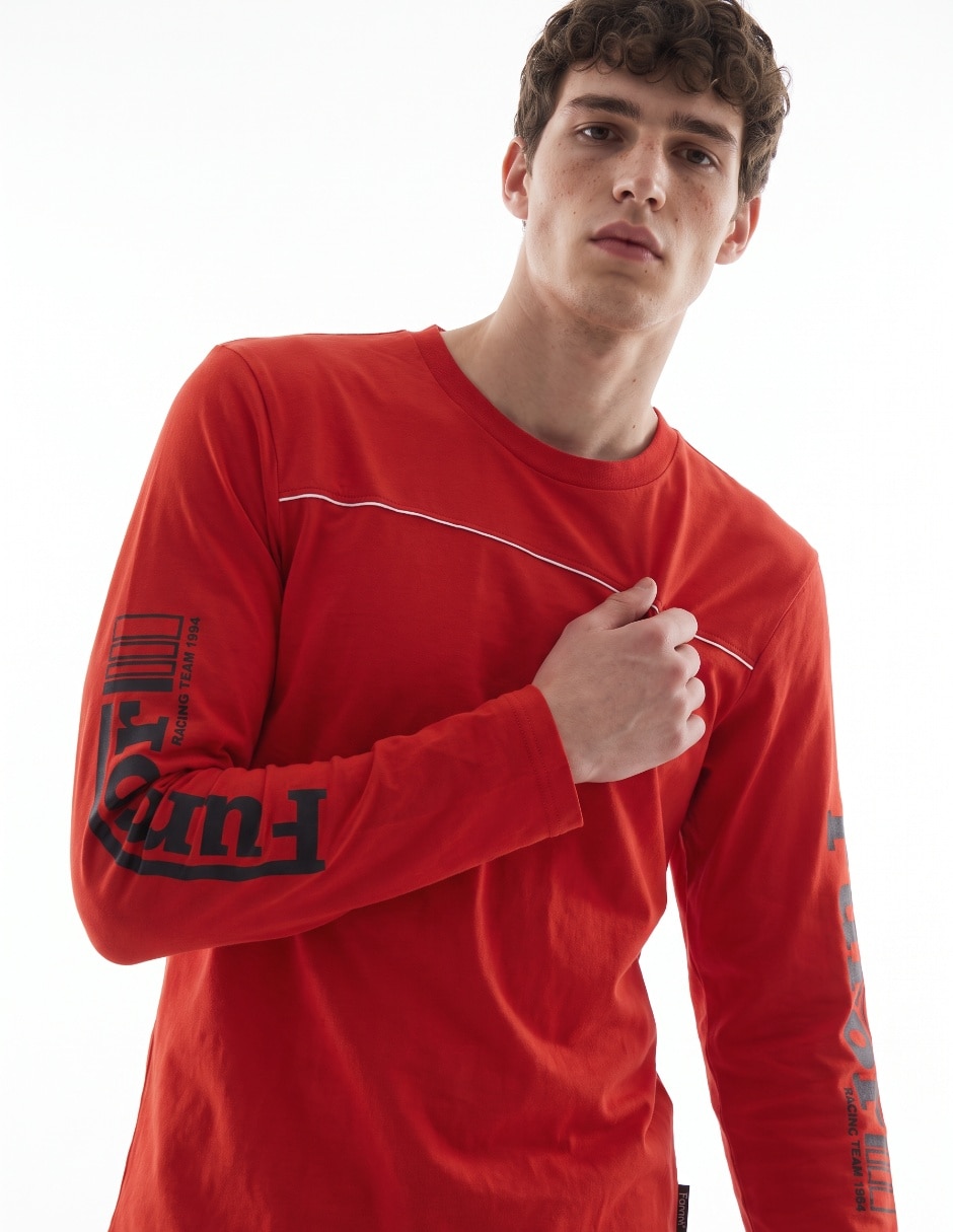 Playera cuello redondo para hombre 4