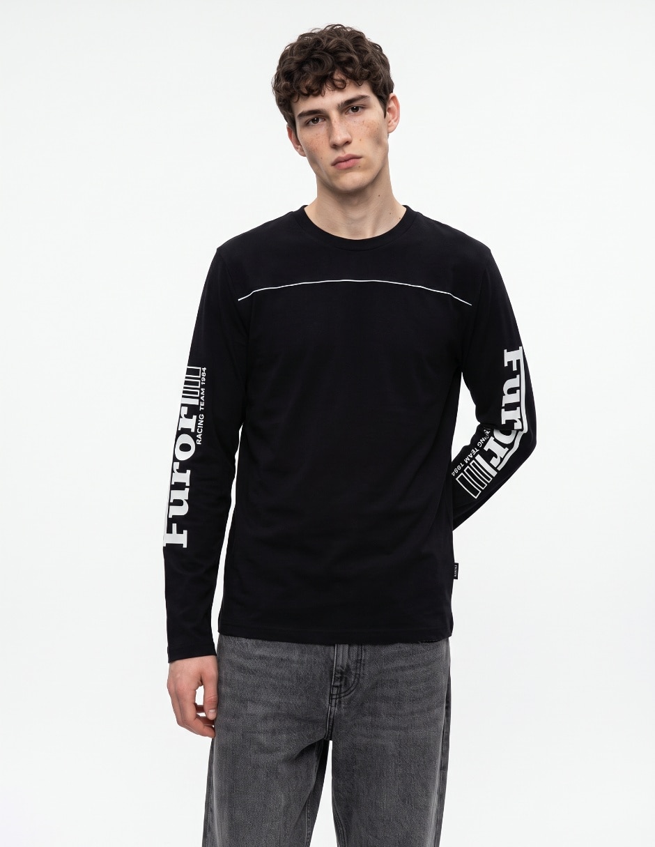Playera cuello redondo para hombre