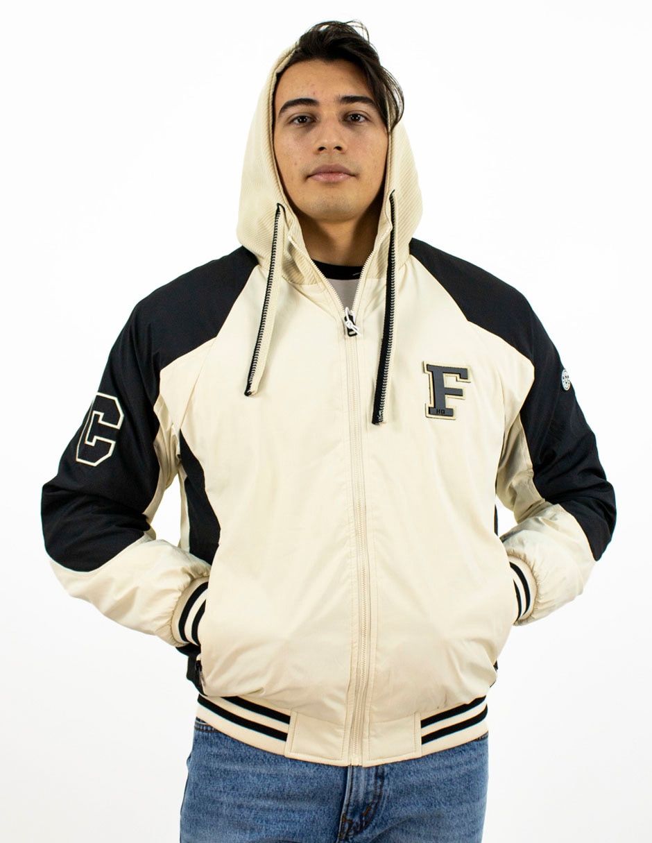 Chamarra casual con bolsilos para hombre Chamarra casual con bolsilos para hombre