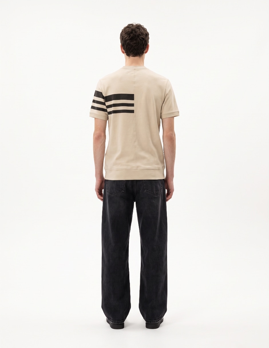 Playera cuello redondo para hombre 2