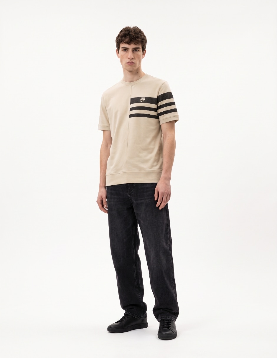 Playera cuello redondo para hombre 4