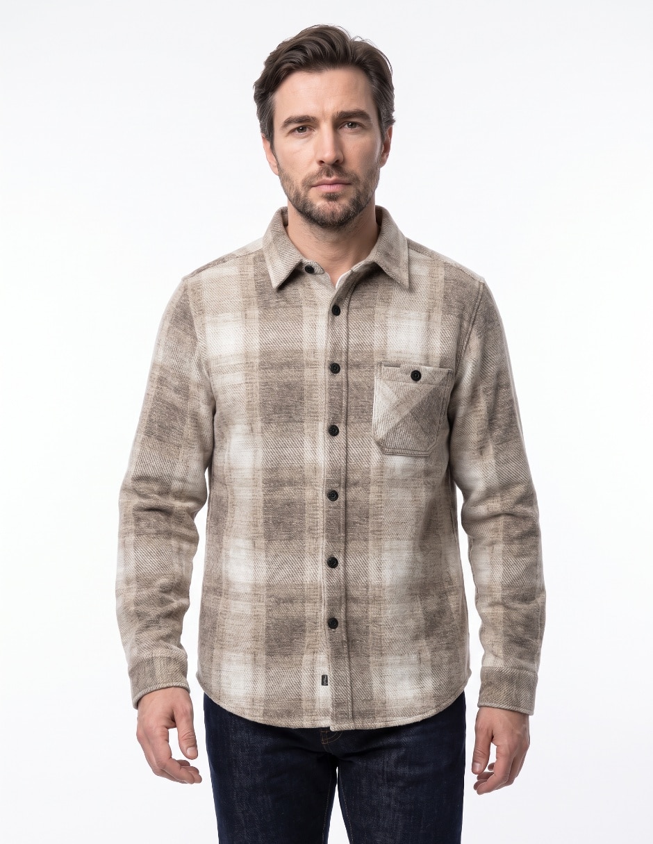 Camisa casual manga larga para hombre Camisa casual manga larga para hombre