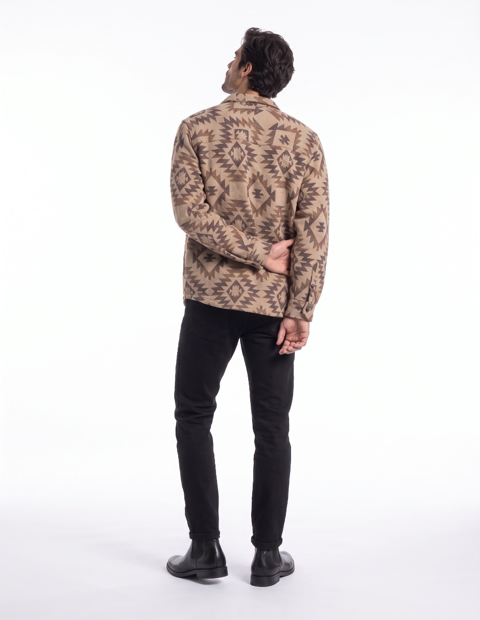 Sobrecamisa manga larga para hombre 2