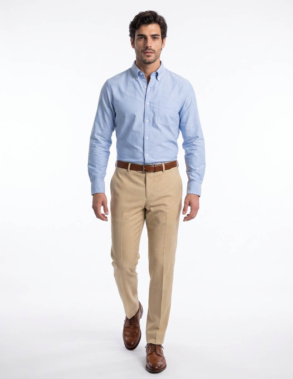 Pantalón de vestir slim para hombre 3