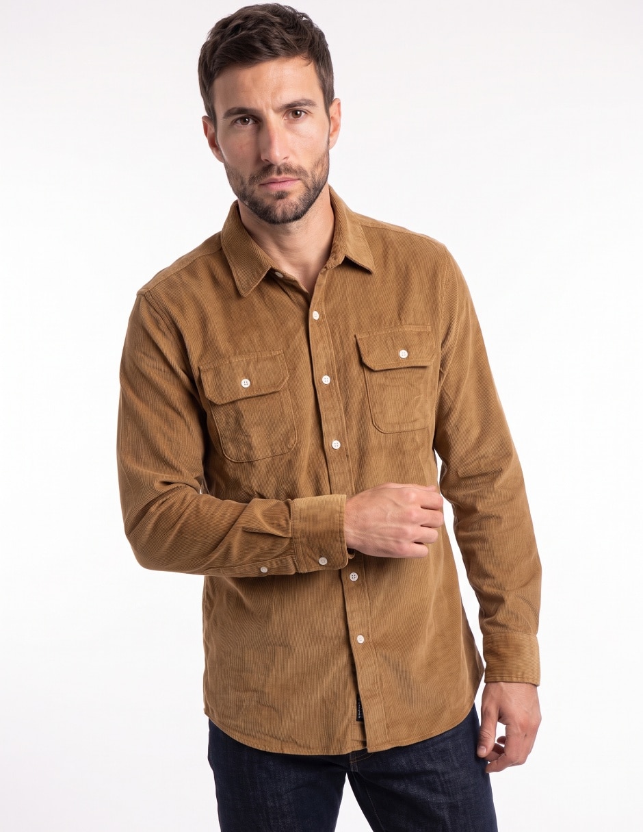 Camisa casual manga larga para hombre Camisa casual manga larga para hombre