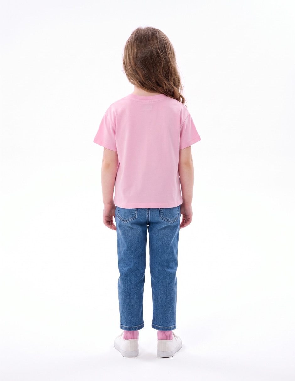 Playera Cinnamoroll manga corta para niña 2
