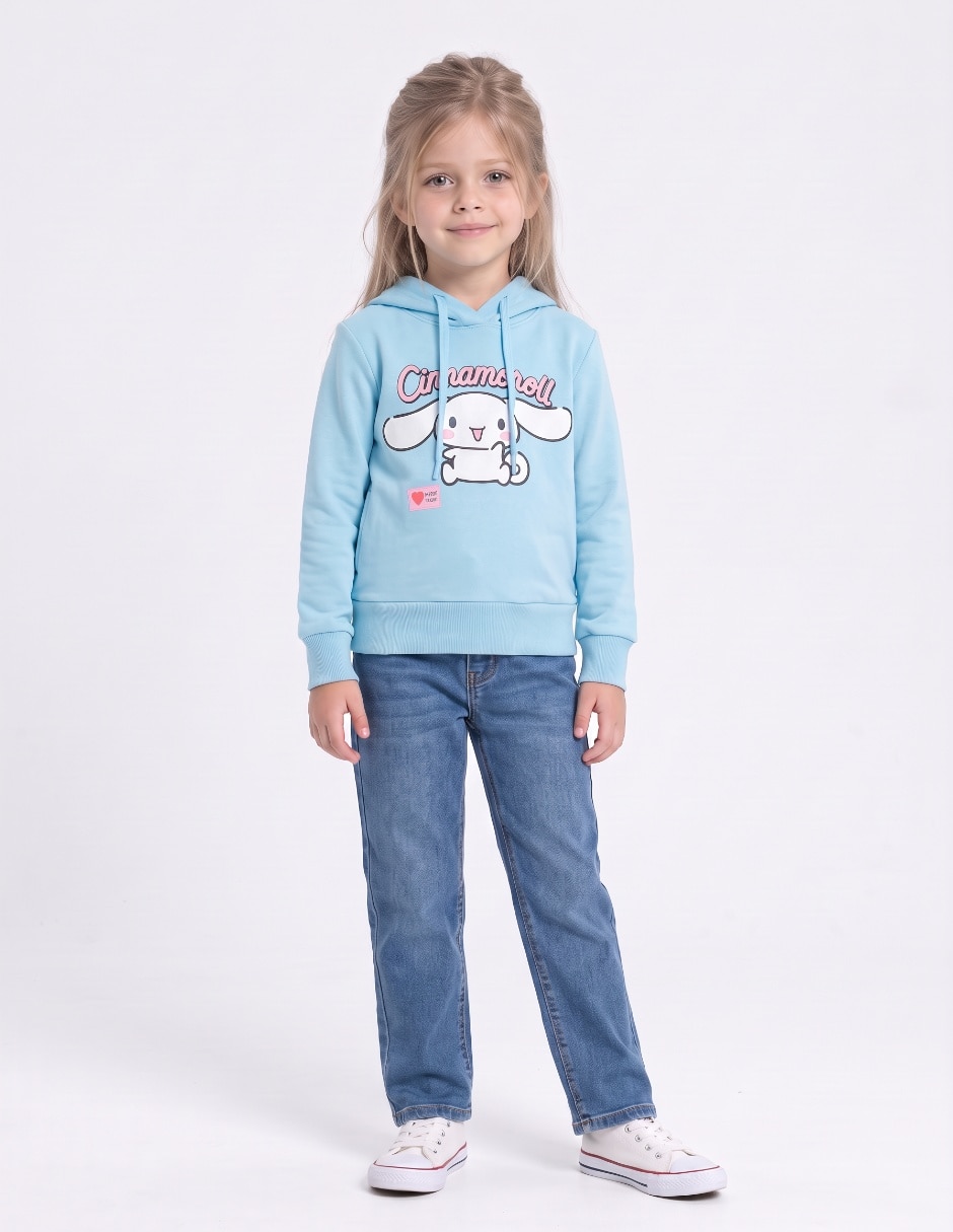 Sudadera Sanrio Cinamoroll para niña
