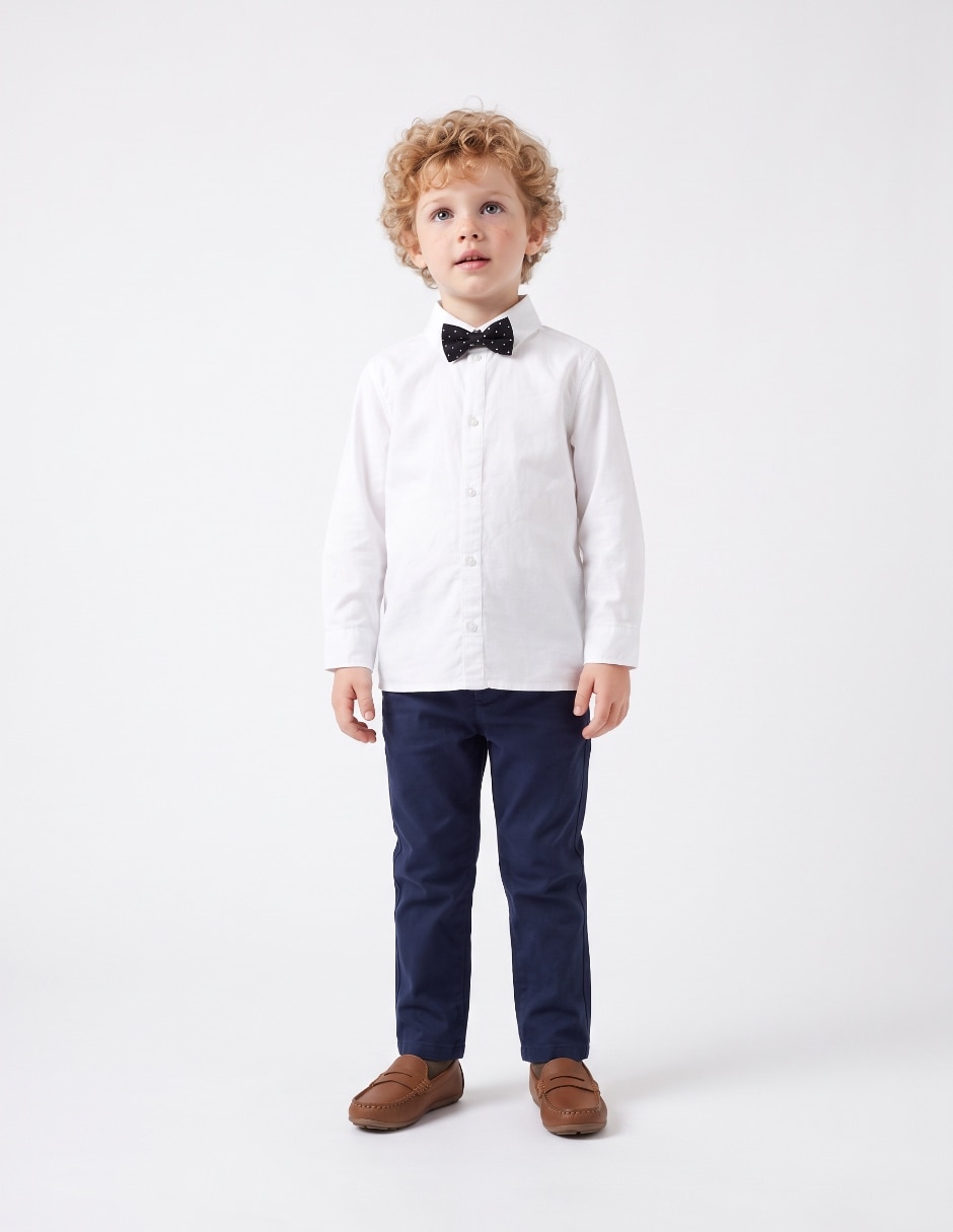 Camisa casual manga larga para niño Camisa casual manga larga para niño