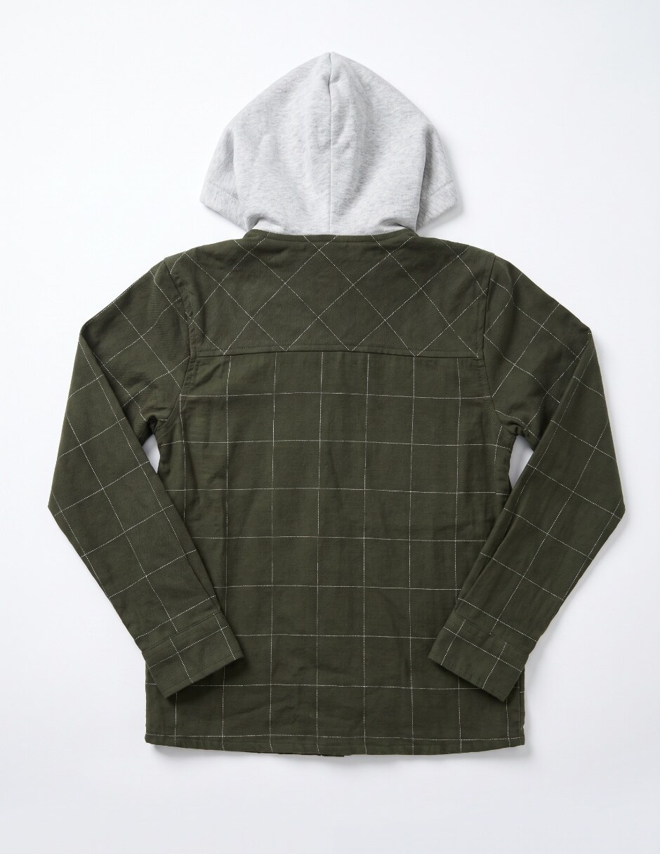 Sobrecamisa casual manga larga para niño 4