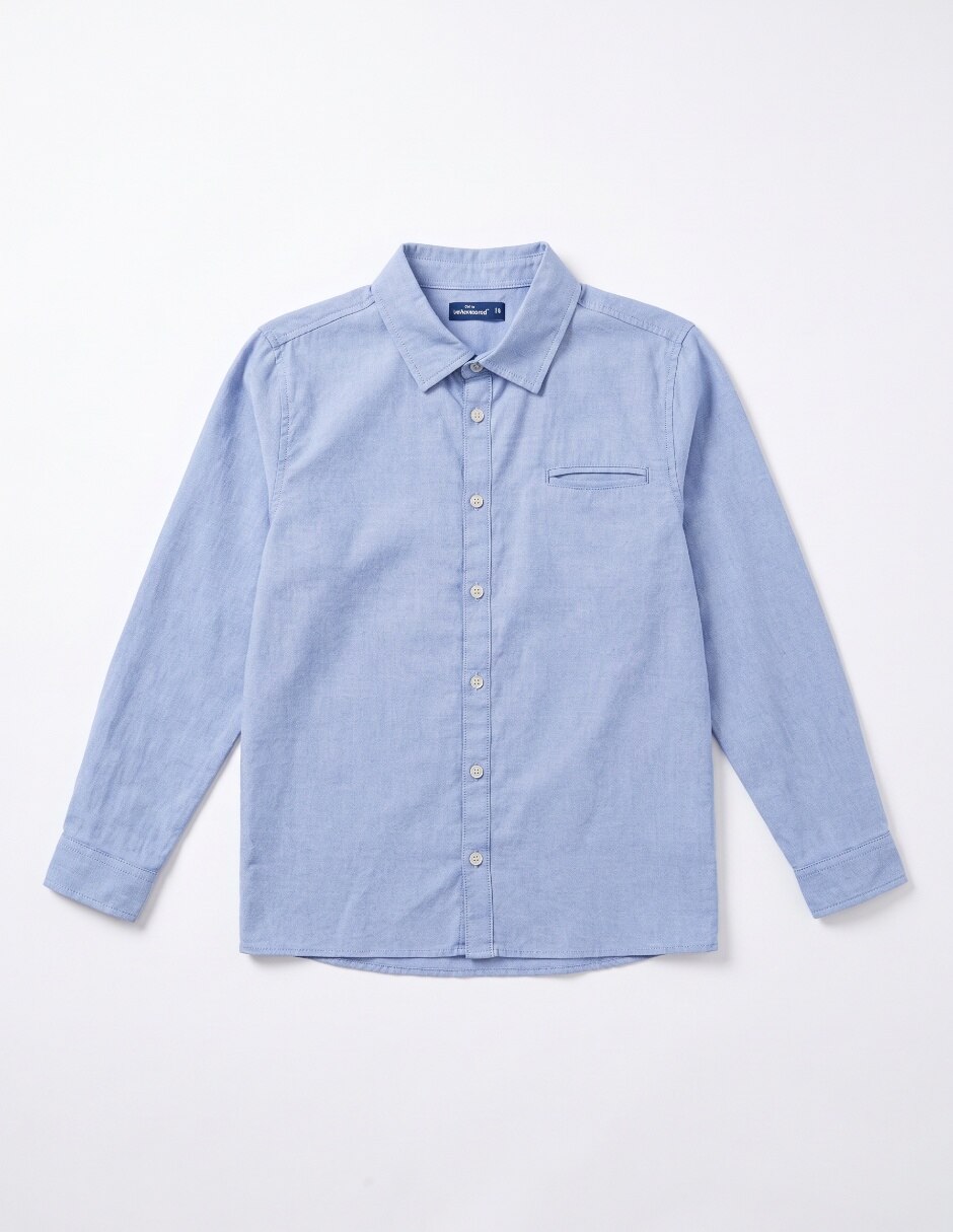 Camisa casual manga larga para niño 3