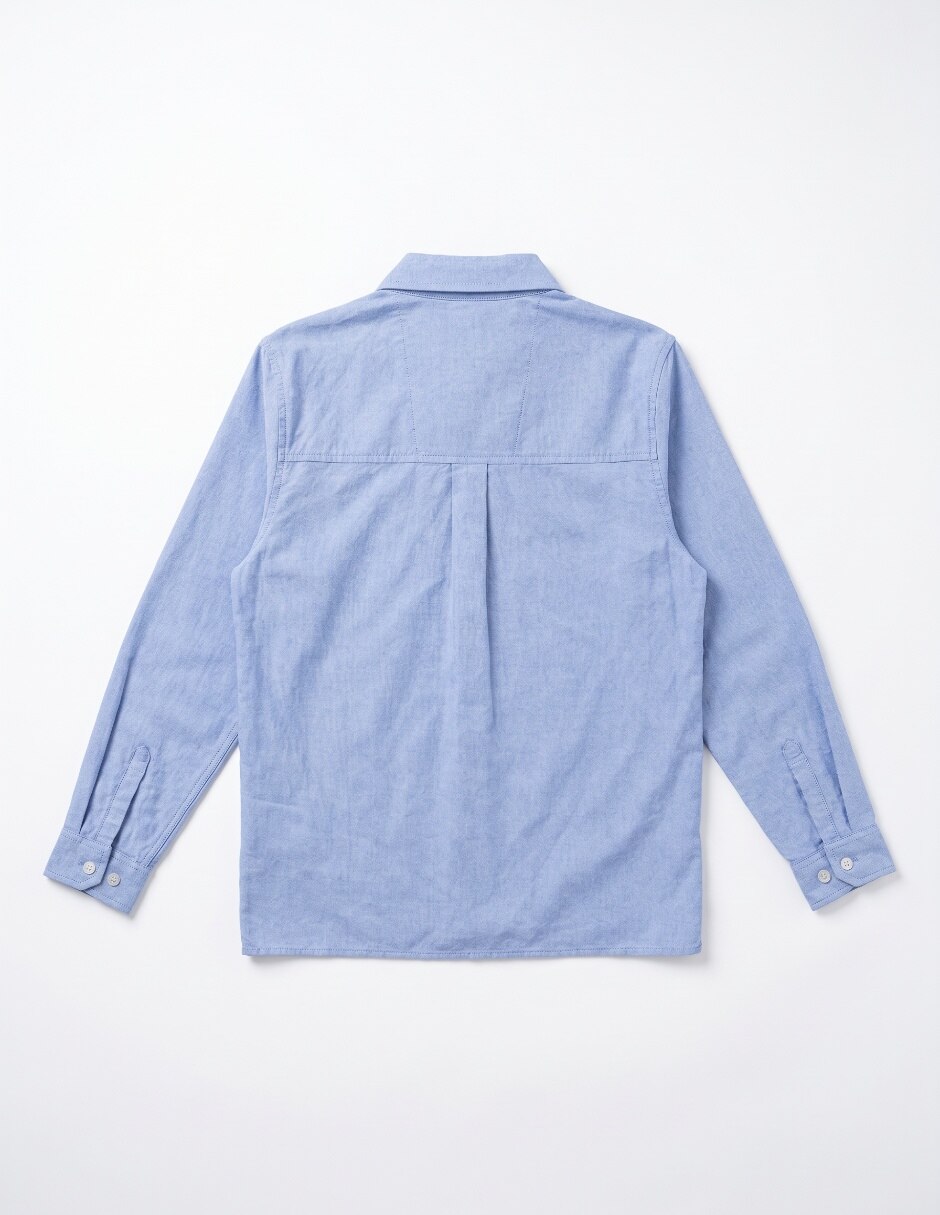 Camisa casual manga larga para niño 4