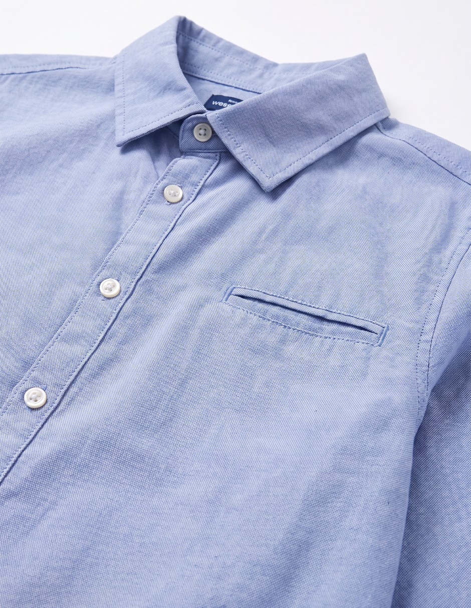 Camisa casual manga larga para niño 5